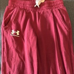 Under Armour Red Joggers for Active Comfort